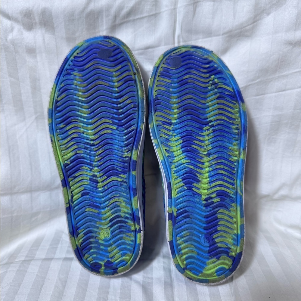 Skechers Solar Surge Blue Lime Boys Water Play Sandal Sneakers Size 13 - Picture 10 of 10